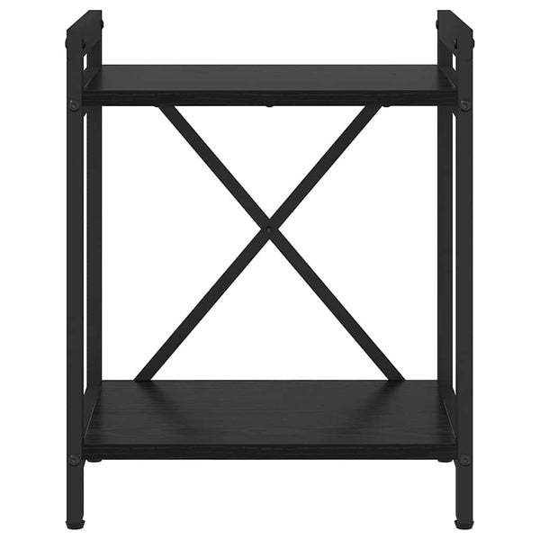 Kirjahylly 40 x 30 x 50 cm Tekninen puu Musta tammi.