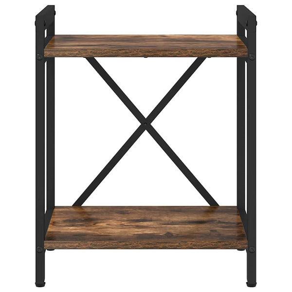 Kirjahylly 40 x 30 x 50 cm Tekninen puu Savupähkinä