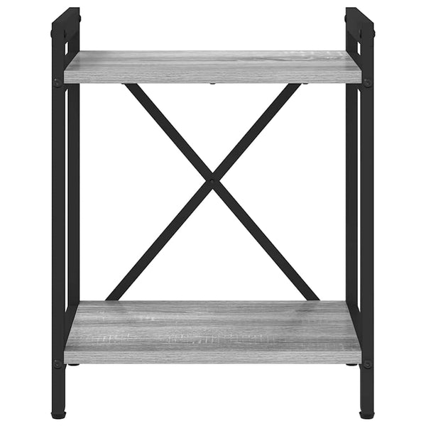 Kirjahylly 40 x 30 x 50 cm Tekninen puu Harmaa sonoma