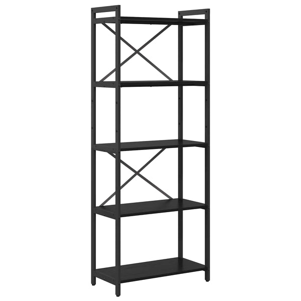 Kirjahylly 60 x 30 x 155 cm Tekninen puu Musta tammi.