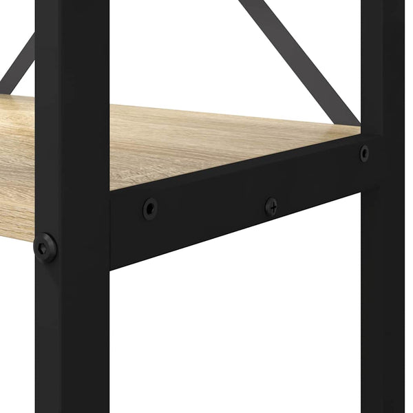 Kirjahylly 60 x 30 x 120 cm Tekninen puu Sonoman tammi