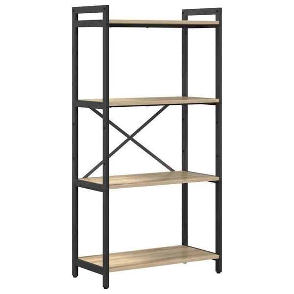 Kirjahylly 60 x 30 x 120 cm Tekninen puu Sonoman tammi