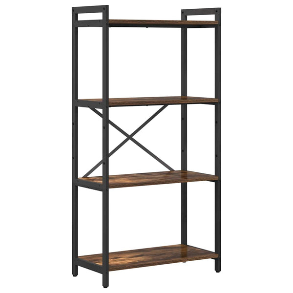 Kirjahylly 60 x 30 x 120 cm Tekninen puu Savupähkinä