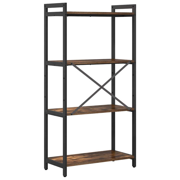 Kirjahylly 60 x 30 x 120 cm Tekninen puu Savupähkinä