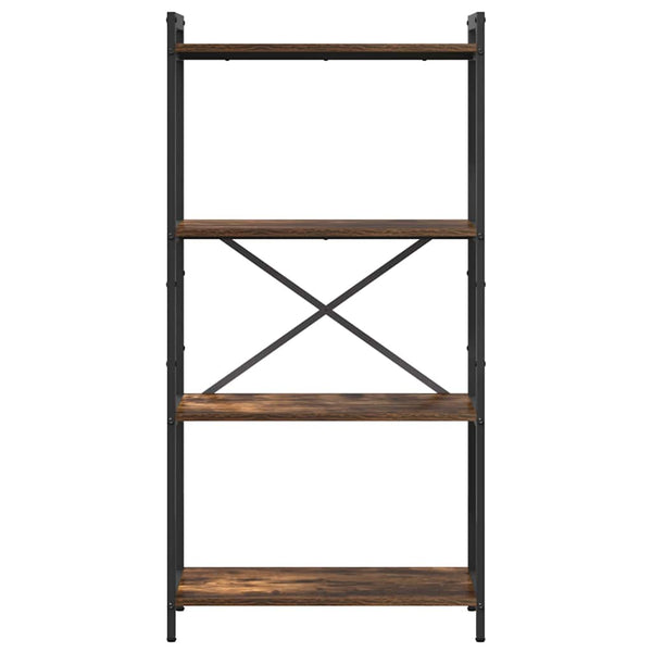 Kirjahylly 60 x 30 x 120 cm Tekninen puu Savupähkinä