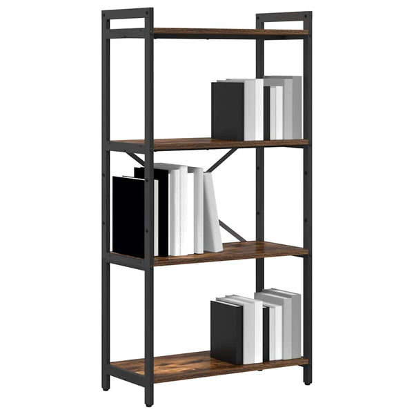 Kirjahylly 60 x 30 x 120 cm Tekninen puu Savupähkinä