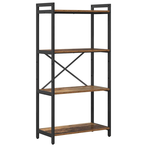 Kirjahylly 60 x 30 x 120 cm Tekninen puu Vanha puu