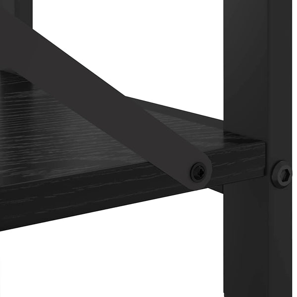 Kirjahylly 60 x 30 x 50 cm Tekninen puu Musta tammi.
