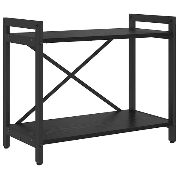 Kirjahylly 60 x 30 x 50 cm Tekninen puu Musta tammi.
