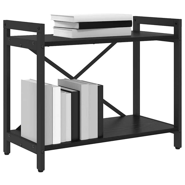 Kirjahylly 60 x 30 x 50 cm Tekninen puu Musta tammi.