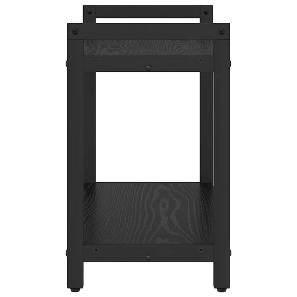 Kirjahylly 60 x 30 x 50 cm Tekninen puu Musta tammi.
