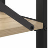 Kirjahylly 60 x 30 x 50 cm Tekninen puu Sonoman tammi