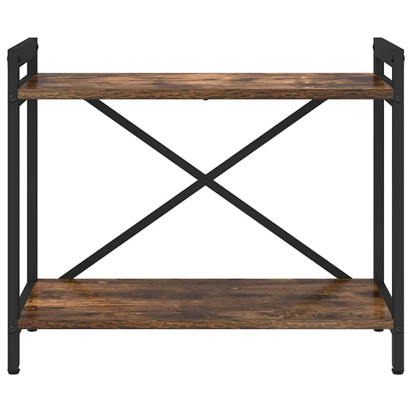 Kirjahylly 60 x 30 x 50 cm Tekninen puu Savupähkinä