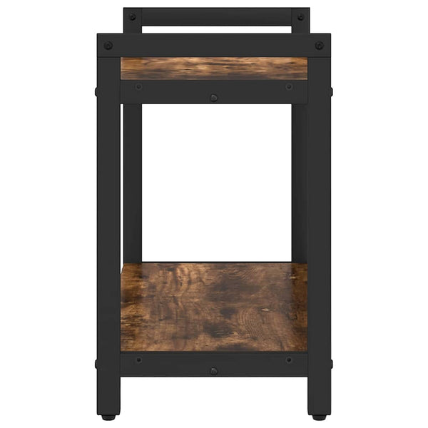 Kirjahylly 60 x 30 x 50 cm Tekninen puu Savupähkinä