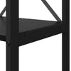 Kirjahylly 80 x 30 x 120 cm Tekninen puu Musta tammi.
