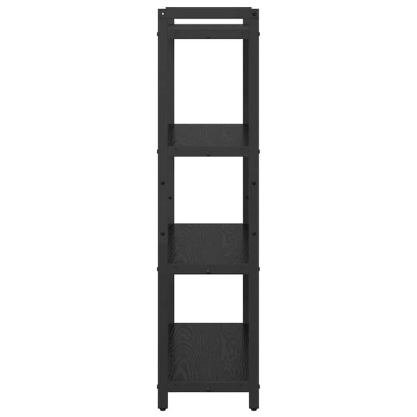 Kirjahylly 80 x 30 x 120 cm Tekninen puu Musta tammi.