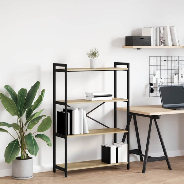 Kirjahylly 80 x 30 x 120 cm Tekninen puu Sonoman tammi