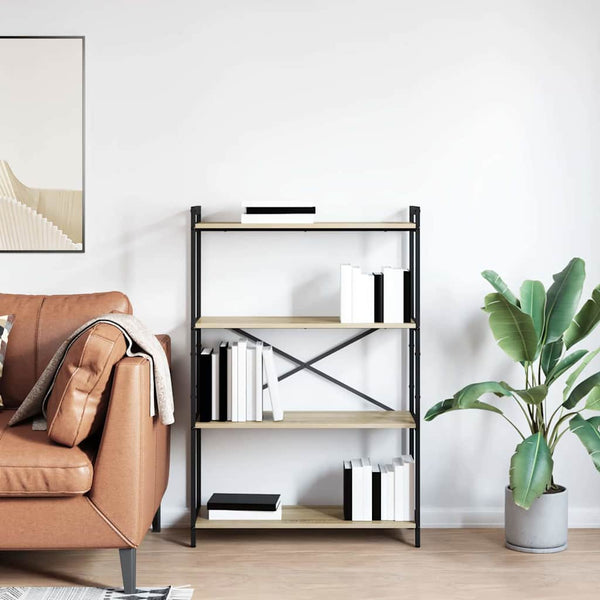 Kirjahylly 80 x 30 x 120 cm Tekninen puu Sonoman tammi
