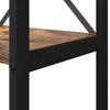 Kirjahylly 80 x 30 x 120 cm Tekninen puu Savupähkinä