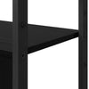 Kirjahylly 80 x 30 x 155,5 cm Tekninen puu Musta tammi.