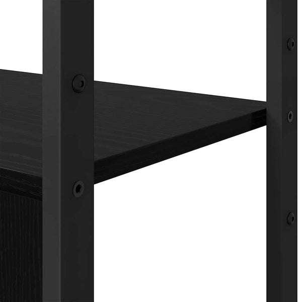 Kirjahylly 80 x 30 x 155,5 cm Tekninen puu Musta tammi.