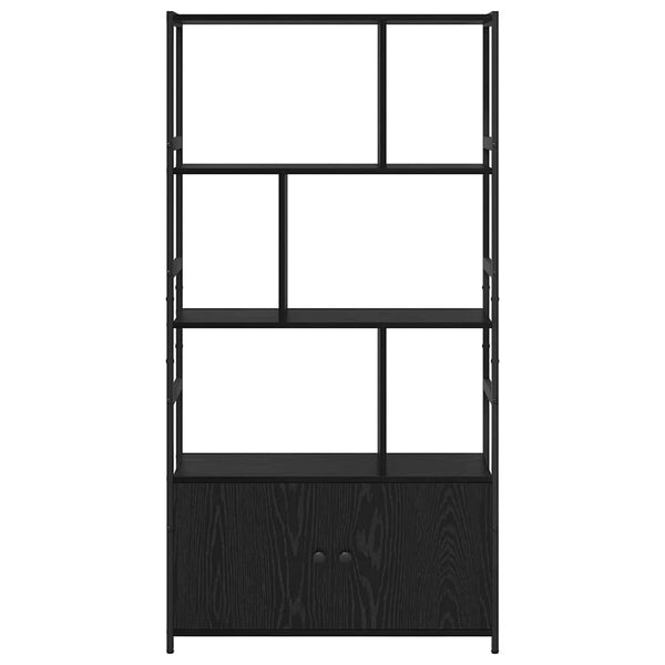Kirjahylly 80 x 30 x 155,5 cm Tekninen puu Musta tammi.