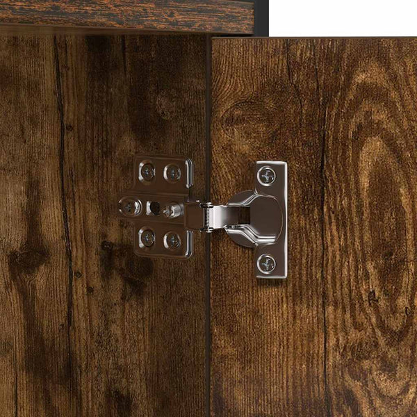Kirjahylly 80 x 30 x 155,5 cm Tekninen puu Savupähkinä