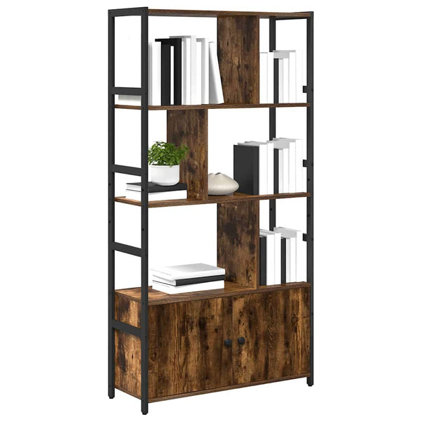 Kirjahylly 80 x 30 x 155,5 cm Tekninen puu Savupähkinä
