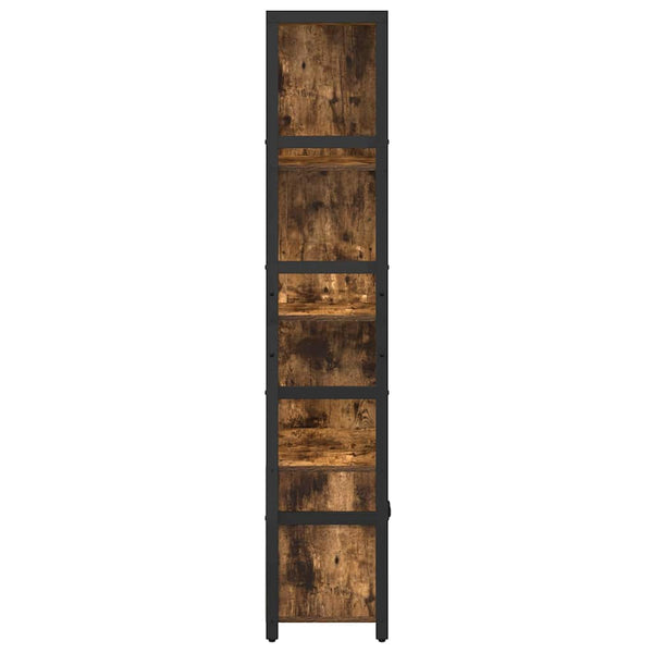 Kirjahylly 80 x 30 x 155,5 cm Tekninen puu Savupähkinä