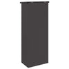 Pakettipostilaatikko ovella Musta 44,5 x 29 x 110,5 cm Teräs