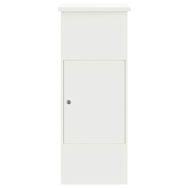 Pakettipostilaatikko Valkoinen 44,5 x 29 x 110,5 cm Teräs