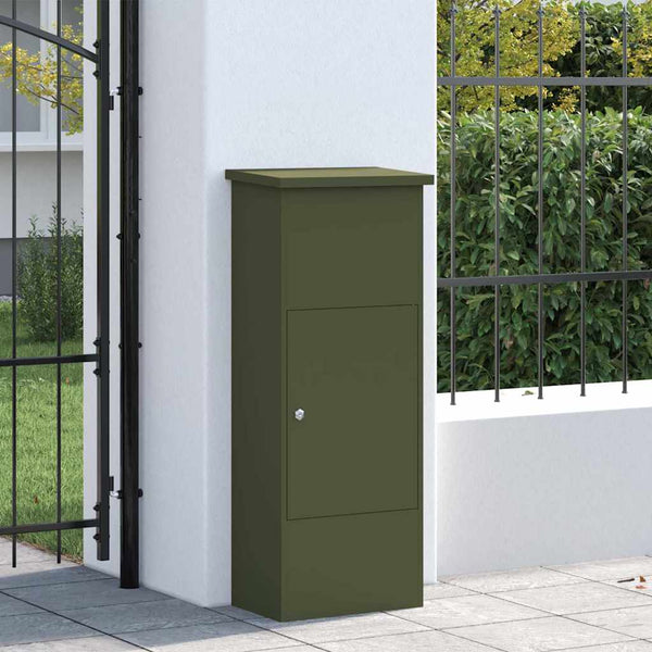 Pakettipostilaatikko Oliivinvihreä 44,5 x 29 x 110,5 cm Teräs