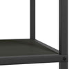 Keittiön hyllyyksikkö HATTEM Musta 90 x 50 x 92 cm Teräs