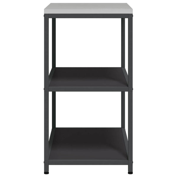 Keittiön hyllyyksikkö HATTEM Musta 90 x 50 x 92 cm Teräs