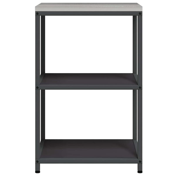 Keittiön hyllyyksikkö HATTEM Musta 60 x 50 x 92 cm Teräs