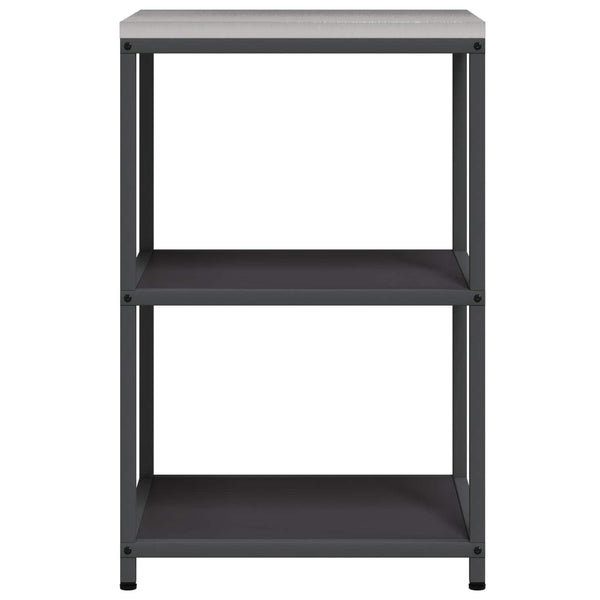 Keittiön hyllyyksikkö HATTEM Musta 60 x 50 x 92 cm Teräs
