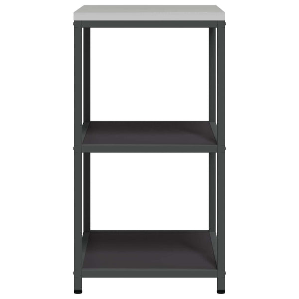 Keittiön hyllyyksikkö HATTEM Musta 60 x 50 x 92 cm Teräs