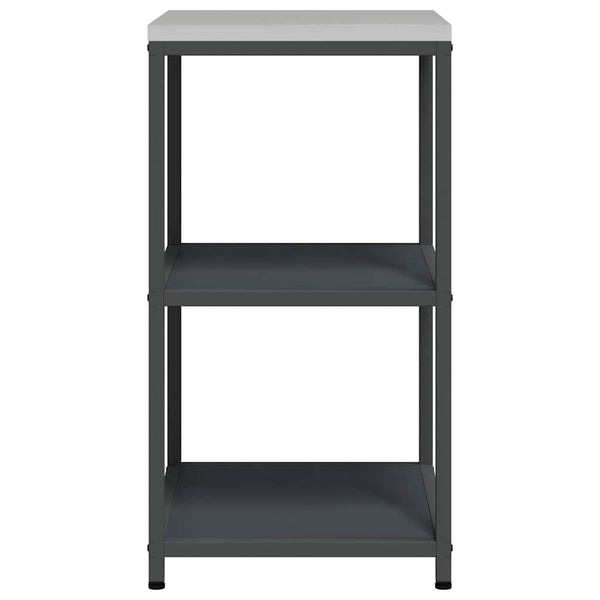 Keittiön hyllyyksikkö HATTEM Antrasiitti 60 x 50 x 92 cm Teräs