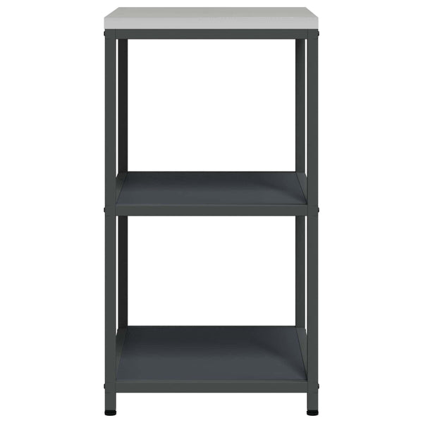 Keittiön hyllyyksikkö HATTEM Antrasiitti 60 x 50 x 92 cm Teräs