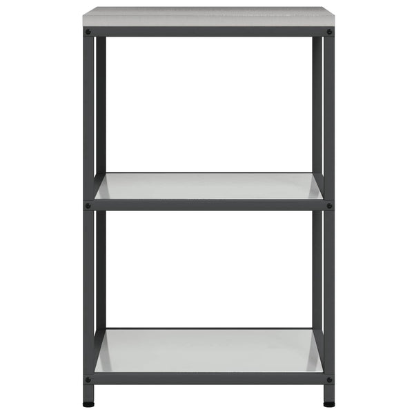 Keittiön hyllyyksikkö HATTEM Hopea 60 x 50 x 92 cm Teräs
