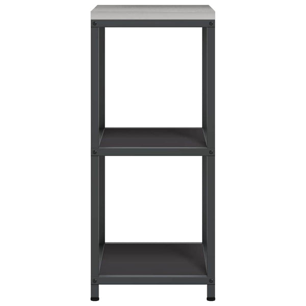 Keittiön hyllyyksikkö HATTEM Musta 40 x 50 x 92 cm Teräs