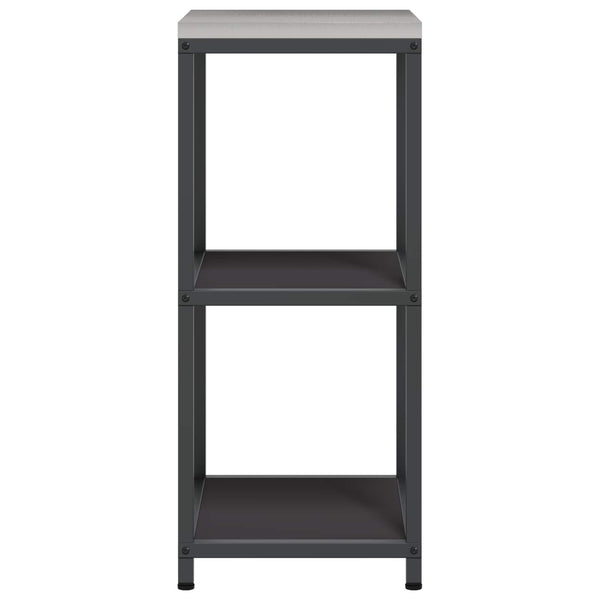 Keittiön hyllyyksikkö HATTEM Musta 40 x 50 x 92 cm Teräs