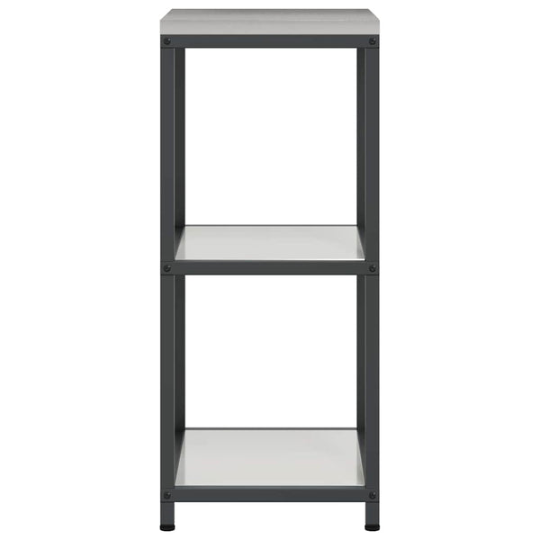 Keittiön hyllyyksikkö HATTEM Hopea 40 x 50 x 92 cm Teräs