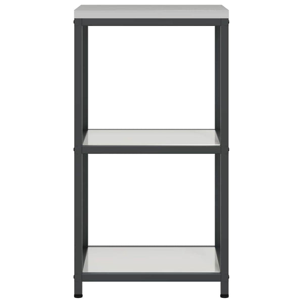 Keittiön hyllyyksikkö HATTEM Hopea 40 x 50 x 92 cm Teräs