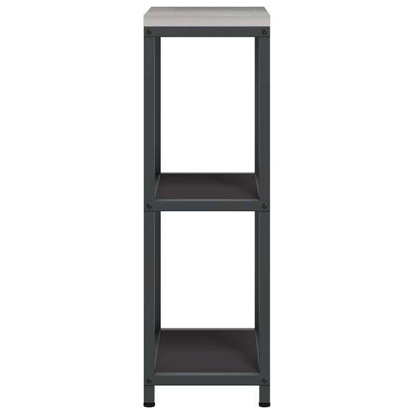 Keittiön hyllyyksikkö HATTEM Musta 30 x 50 x 92 cm Teräs