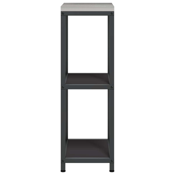 Keittiön hyllyyksikkö HATTEM Musta 30 x 50 x 92 cm Teräs