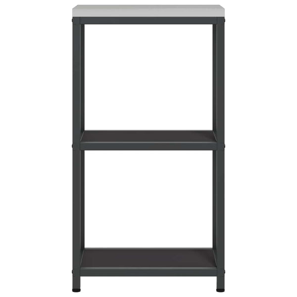 Keittiön hyllyyksikkö HATTEM Musta 30 x 50 x 92 cm Teräs