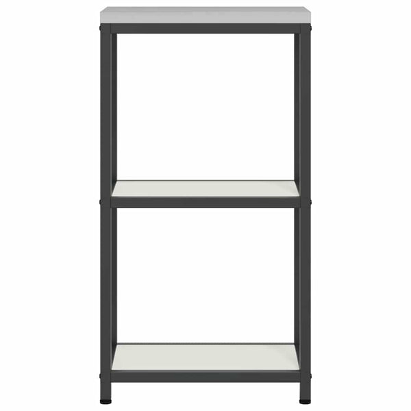 Keittiön hyllyyksikkö HATTEM valkoinen 30 x 50 x 92 cm Teräs