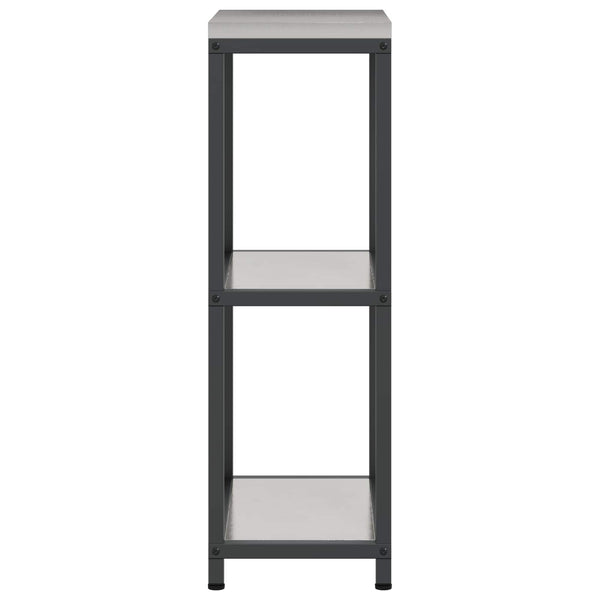 Keittiön hyllyyksikkö HATTEM Hopea 30 x 50 x 92 cm Teräs