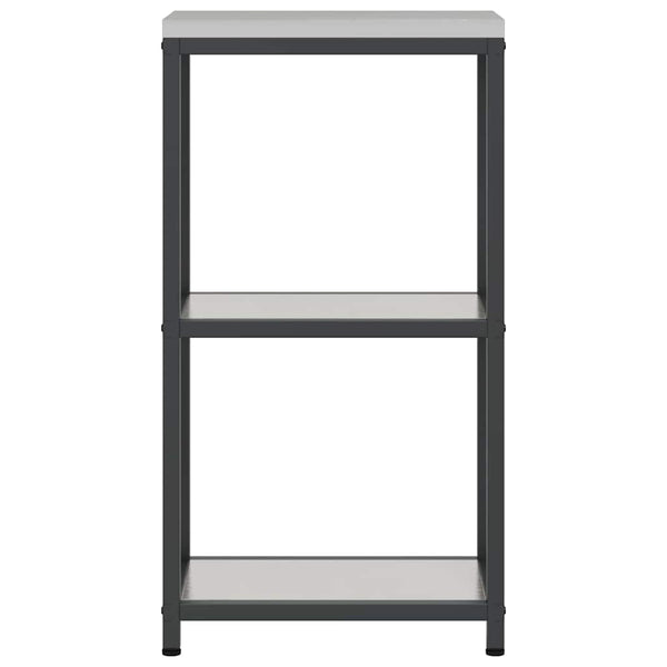 Keittiön hyllyyksikkö HATTEM Hopea 30 x 50 x 92 cm Teräs